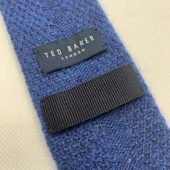 Ted Baker London Blue Skinny Tie - Picture 2 of 4